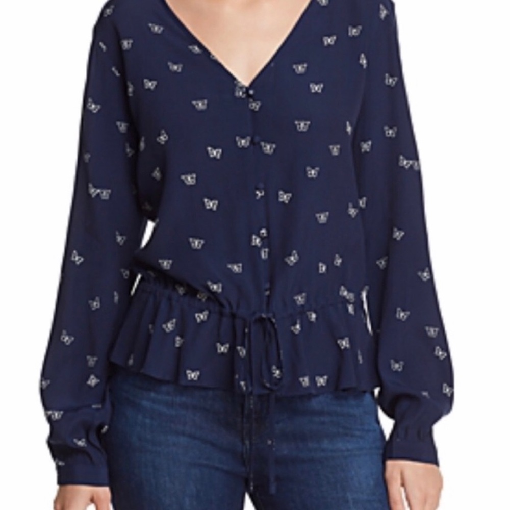 Rails butterfly blouse size Small